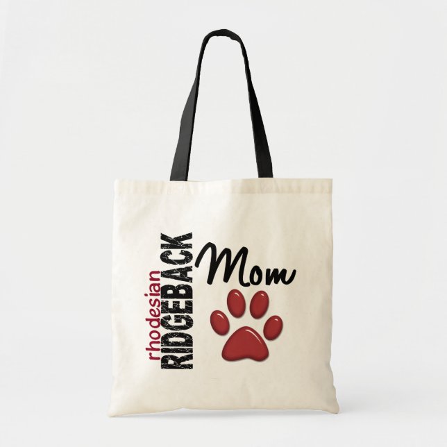 Tote Bag Maman 2 de Rhodesian Ridgeback (Devant)