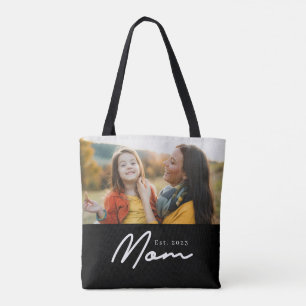 Tote Bag Maman a établi un script photo noir