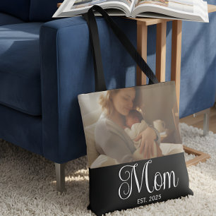 Tote Bag Maman a établi un script photo noir