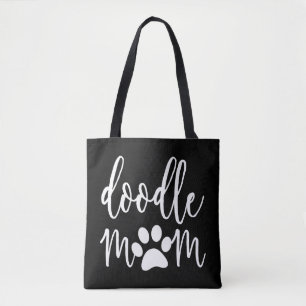 Tote Bag maman chien caniche