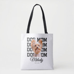 Tote Bag Maman Chien Photo Personnalisé