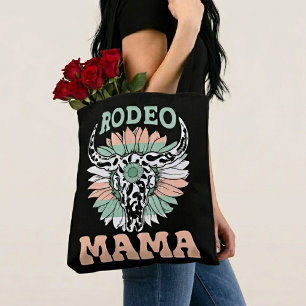 Tote Bag Maman Cowgirl de Rodéo   Fête des Mères Western Un