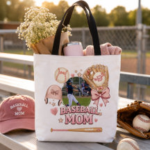Maman de baseball Collage photo Arc rose Sports