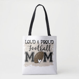 Tote Bag Maman de footballeur fière et bruyante