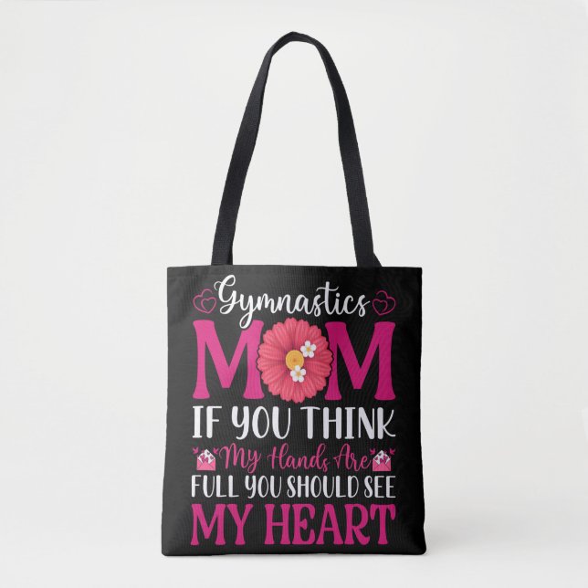 Tote Bag Maman de gymnastique (Devant)