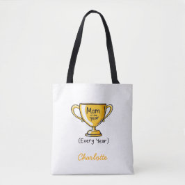 Tote Bag Maman de l'année | Fête des mères personnalisées