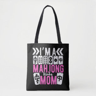 Tote Bag Maman de Mahjong Funny mahjong