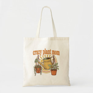 Tote Bag Maman de plante folle Terracotta Jardin esthétique
