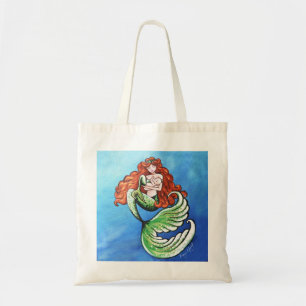 Tote Bag Maman de sirène en couleurs dans l'océan
