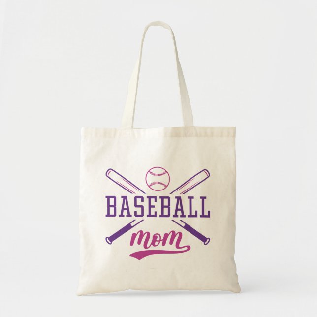 Tote Bag Maman du baseball (Devant)