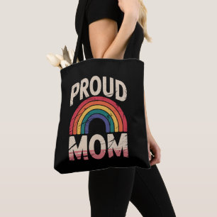 Tote Bag Maman fière arc-en-ciel LGBTQ Fierté gay alliée