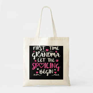 Tote Bag Maman Grand-Mère Laisser Le Spoiling Commencer Drô