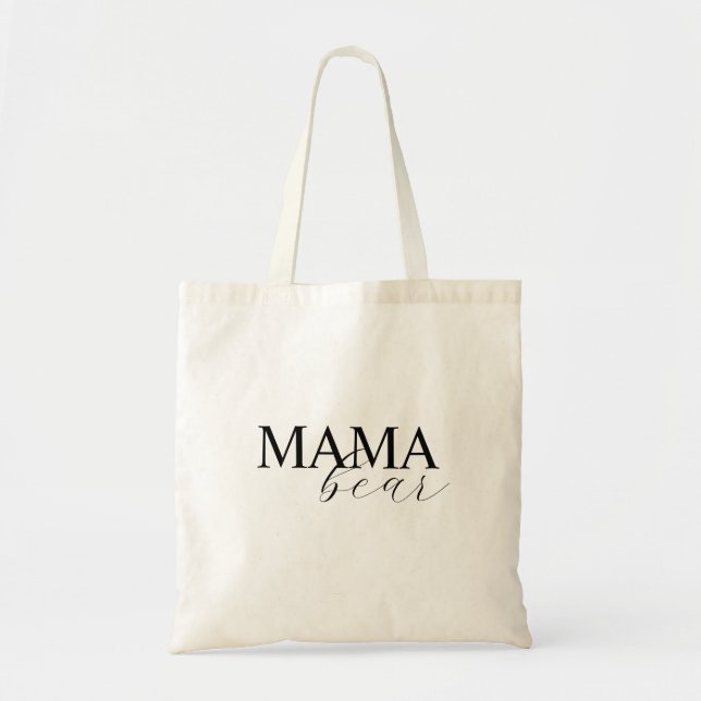 Tote Bag Maman Ourse Moderne (Devant)