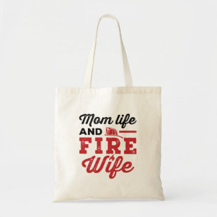 Tote Bag Maman, vie et femme au feu
