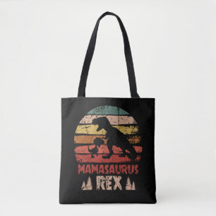 Tote Bag Mamasaurus T rex Dinosaure Funny Mama Saurus