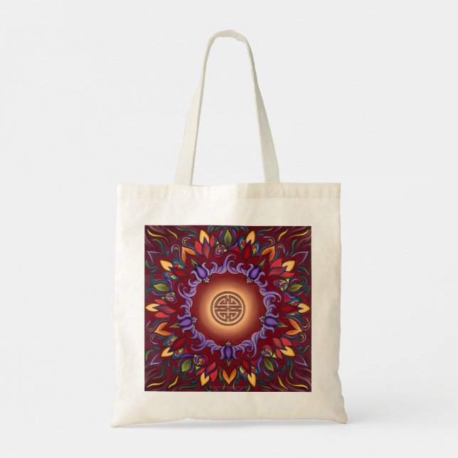 Tote Bag Mandala à cinq balles (Dos)