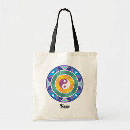 Tote Bag Mandala couleur arc-en-ciel chinois Customisé