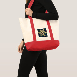 Tote Bag Mandala Daisy Dreams