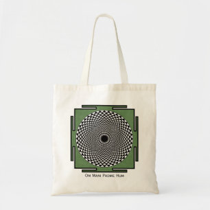Tote Bag mandala de prière Om Mani Padme Hum