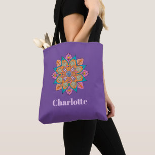 Tote Bag Mandala Décoratif de l'Inde 
