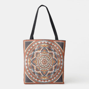 Tote Bag Mandala du sud-ouest moderne