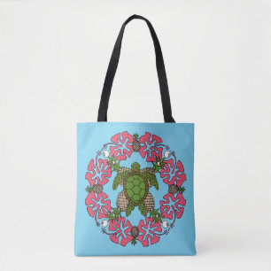 Tote Bag Mandala Fourre-tout de tortue de mer