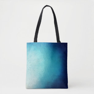 Tote Bag Mandala Ombre Bleu