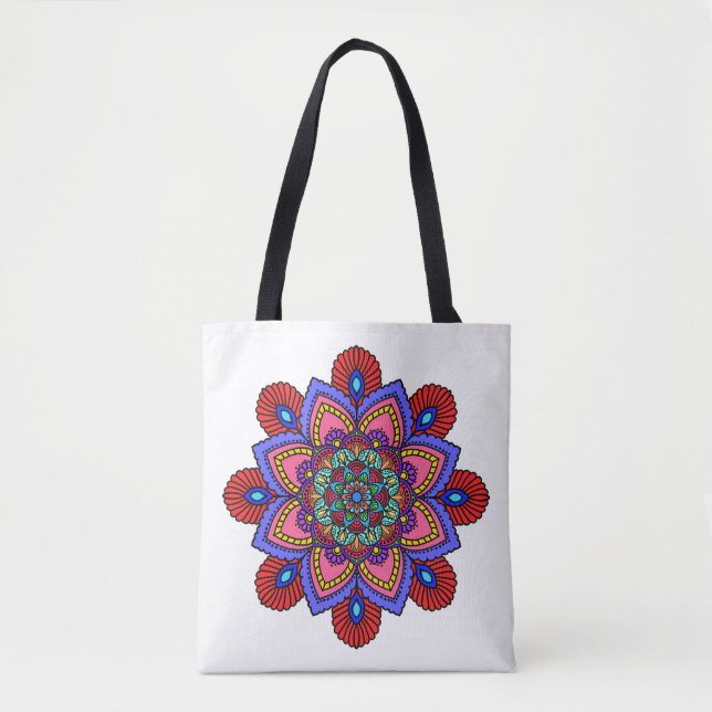 Tote Bag Mandala totes and shopping bag (Devant)