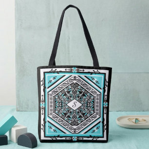 Tote Bag Mandala Tribal Nouveau