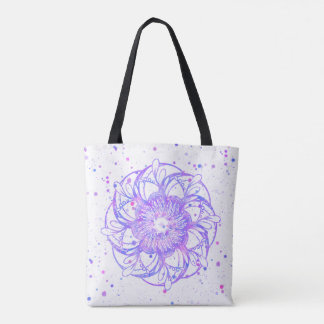 Tote Bag Mandala violet