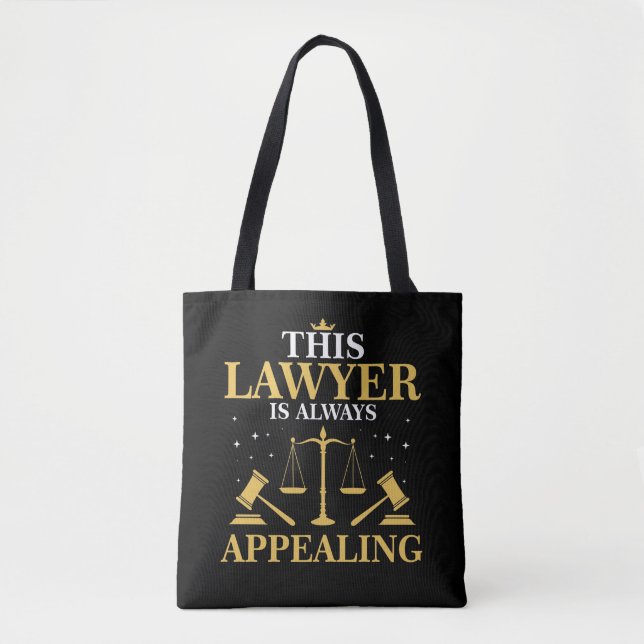 Tote Bag Mandataire d'obtention du diplôme d'école de droit (Devant)