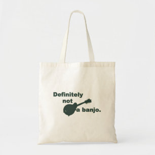 Tote Bag Mandoline -- Certainement pas un banjo