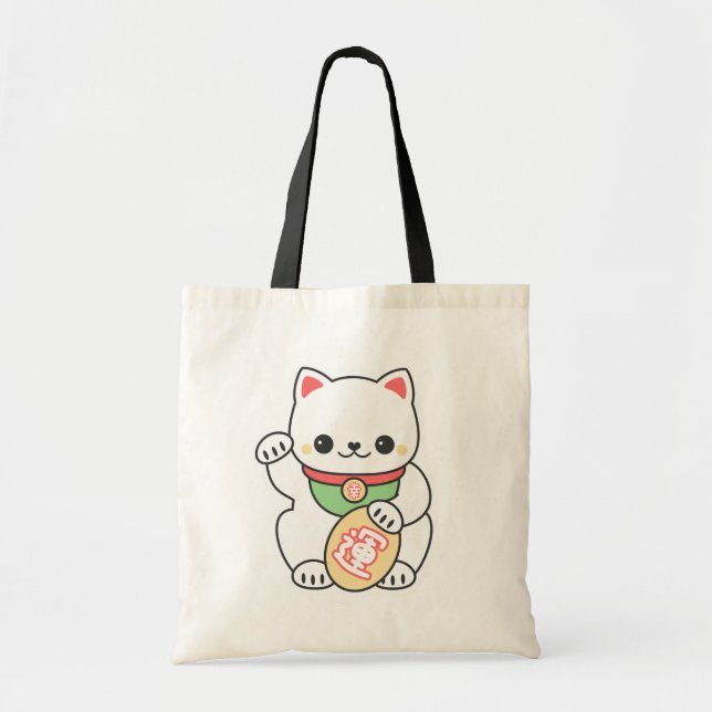Tote Bag Maneki mignon Neko (Devant)