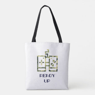 Tote Bag Manette de jeu vidéo camouflage Prêt à jouer