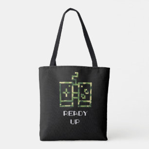 Tote Bag Manette de jeu vidéo camouflage Prêt à jouer