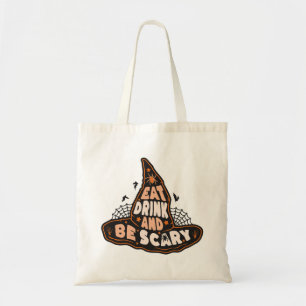 Tote Bag Mange Bois et Sois Effrayant – Chapeau de Sorcière