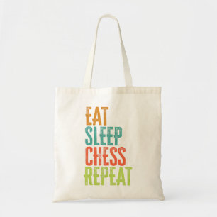 Tote Bag manger sommeil échecs répétition grand maître entr