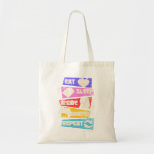 Tote Bag Mangez Sleep Anime Jeu Répéter Otaku Gamer Japonai