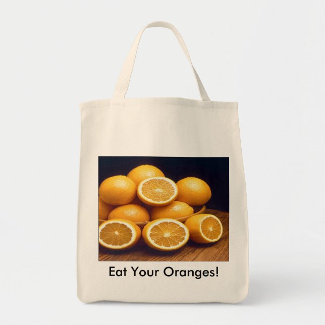 Tote Bag Mangez Vos Oranges (Devant)