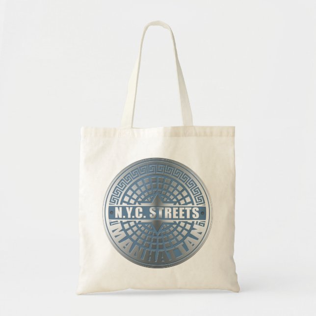 Tote Bag Manhole Covers Manhattan (Devant)