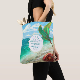 Tote Bag Manifestation d'abondance nombres angéliques 888