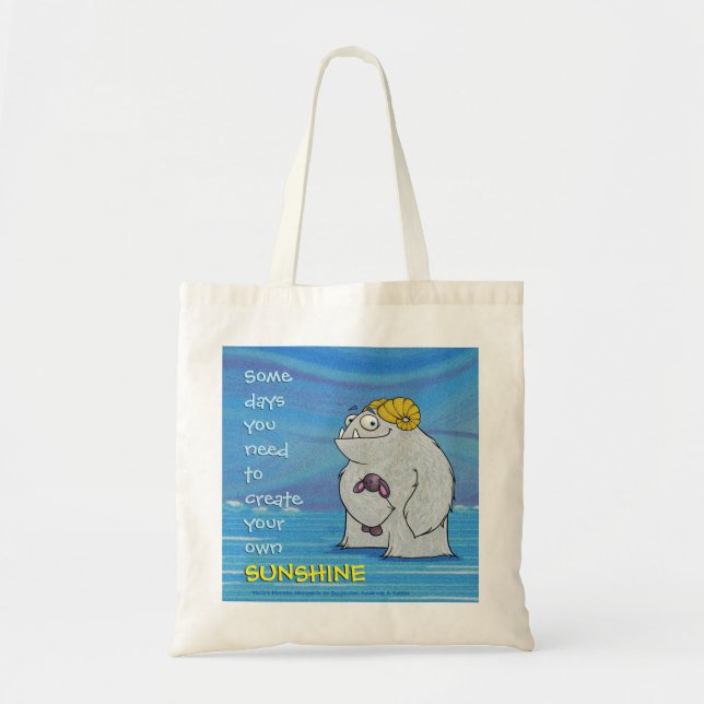 Tote Bag Manny le yeti, fourre-tout (Devant)