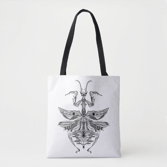 Tote Bag Mante de prière inspirée 2 (Devant)