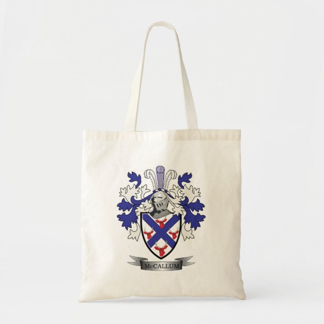 Tote Bag Manteau de crête de famille de McCallum des bras (Devant)