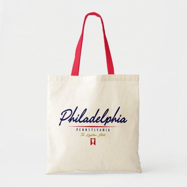 Tote Bag Manuscrit de Philadelphie (Devant)