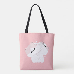 Tote Bag Manx Cat Couple