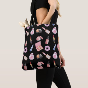 Tote Bag Maquillage Cosmétique Motif Cosmetologie