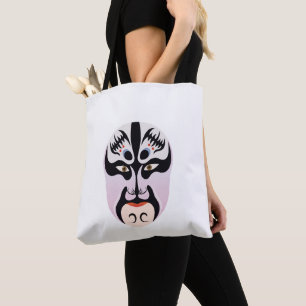 Tote Bag Maquillage d'opéra de Pékin Zhang Fei