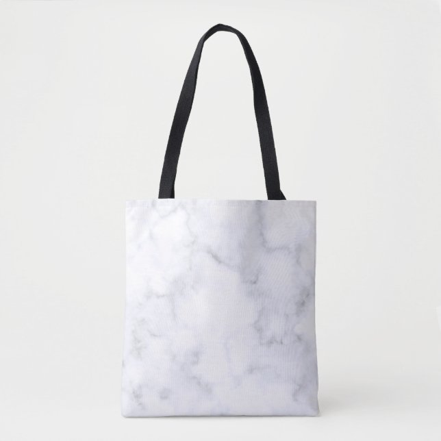 Tote Bag Marbre blanc (Devant)