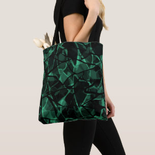 Tote Bag Marbre marine abstrait ondulé sans joint